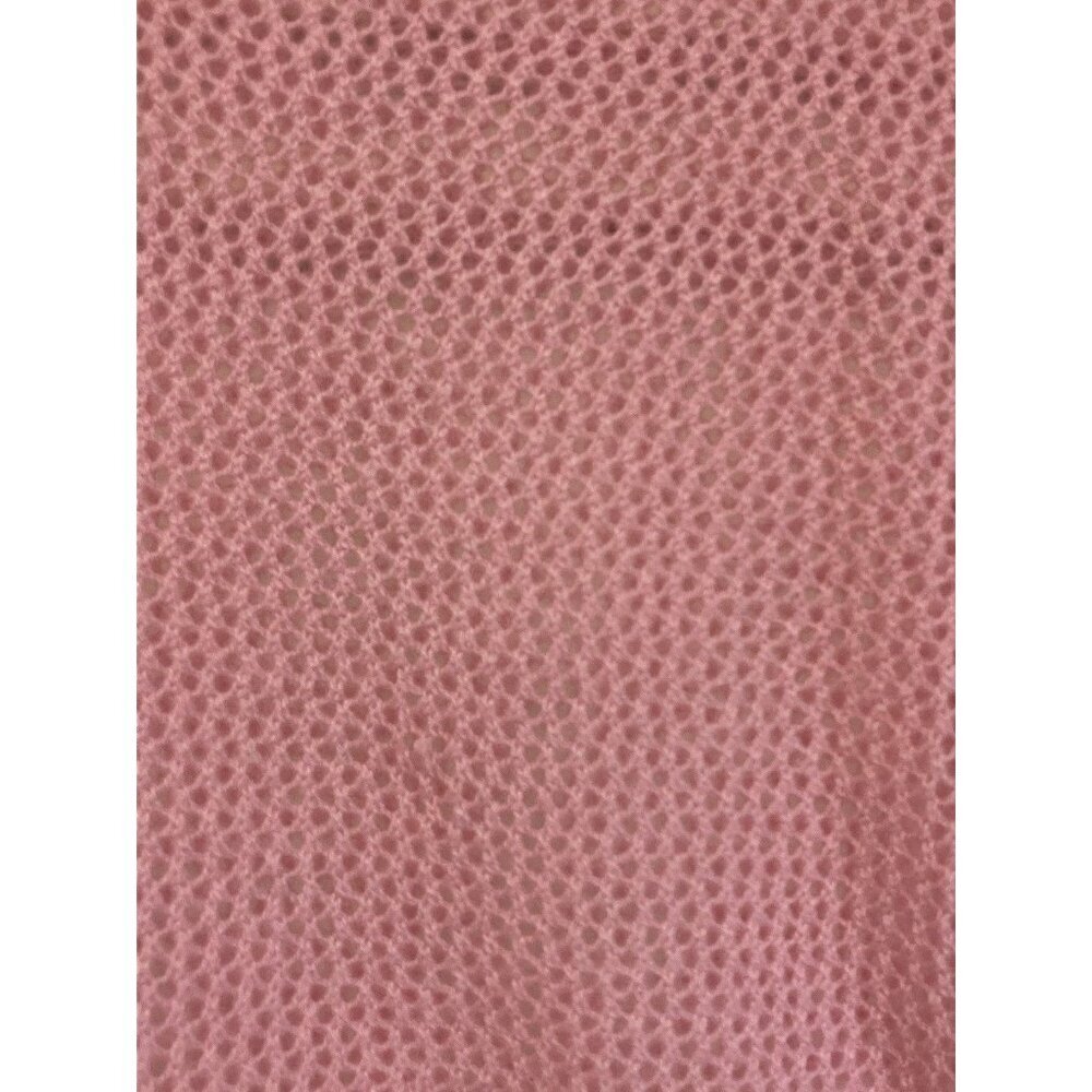 J Mclaughlin Pink Cashmere L/S Sweater XS Open Weave, Beach Preppy - Picture 2 of 8
